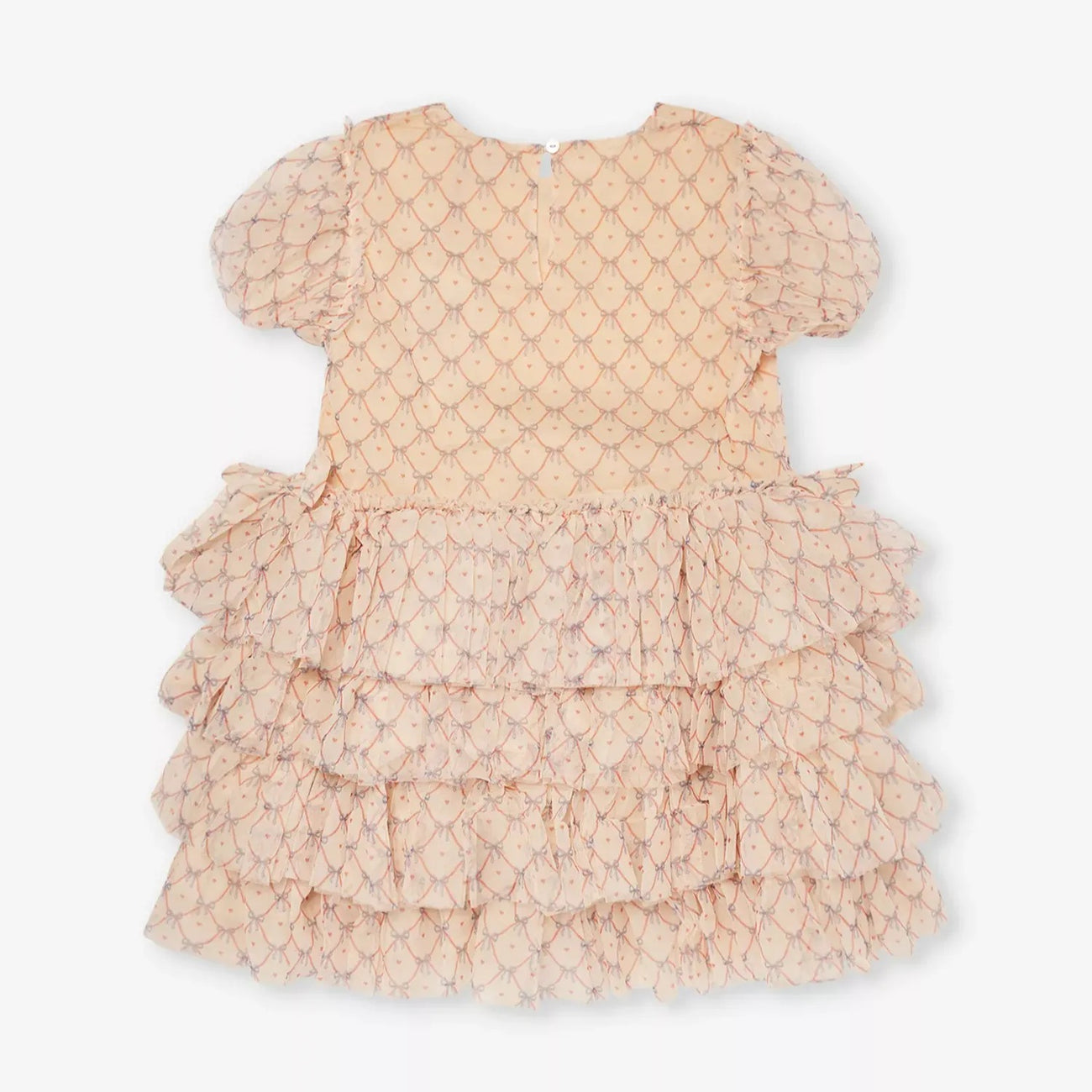 Fay Print Tulle Party Dress (Check Bowie)